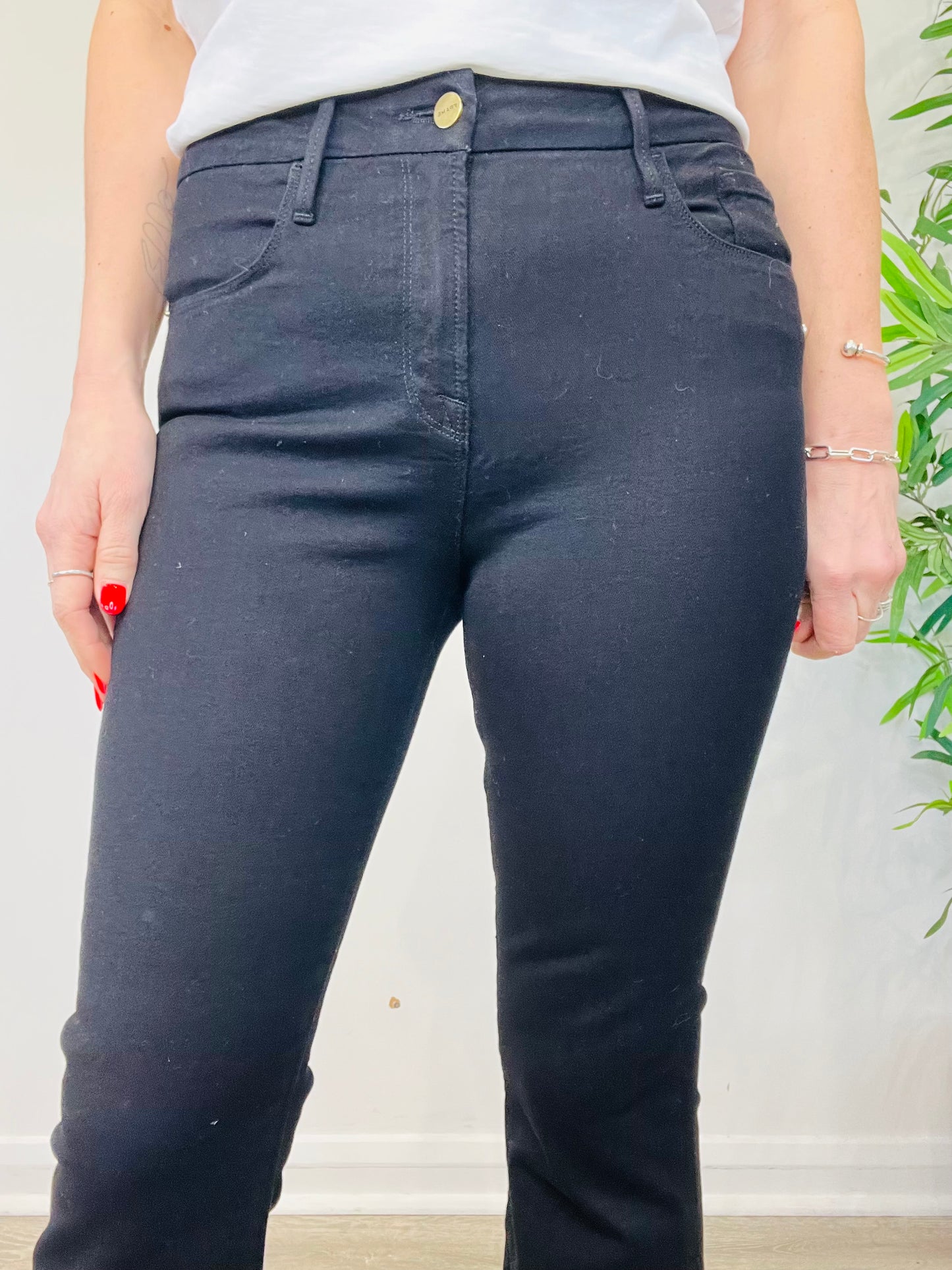 Le Crop Mini Boot Jeans - Size 29