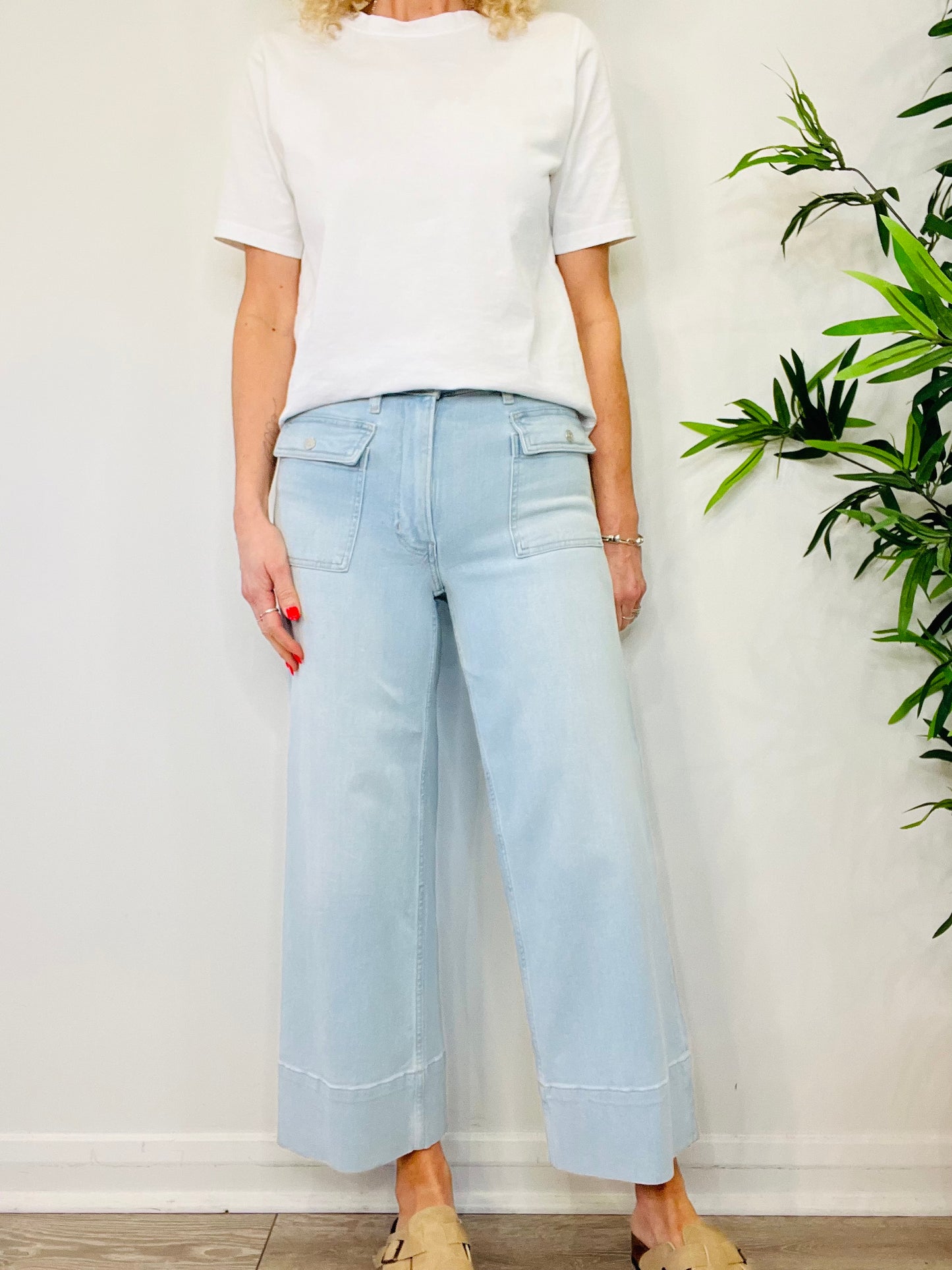 70s Patch Pocket Jeans - Size 27