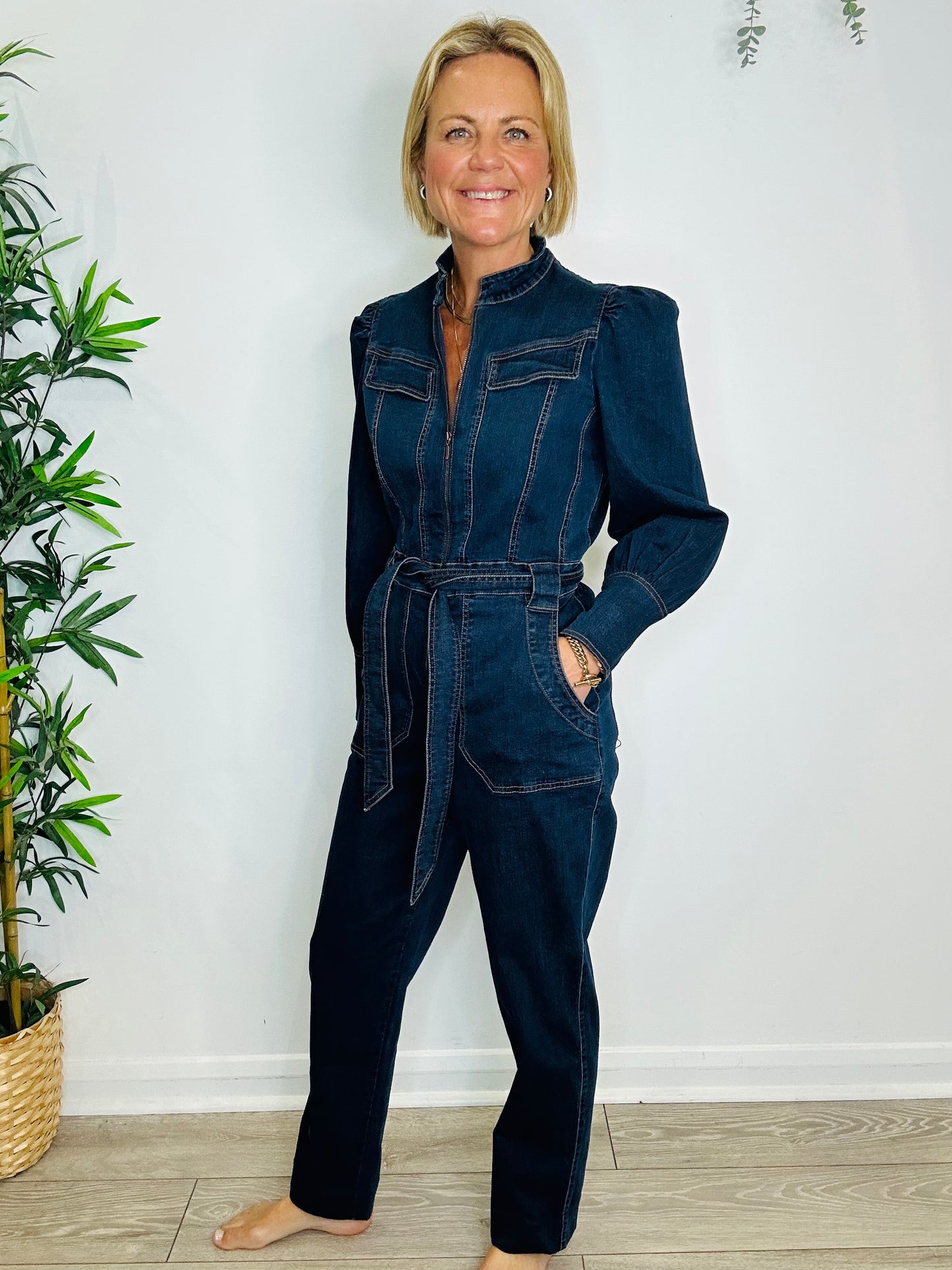 Denim Jumpsuit - Size 10