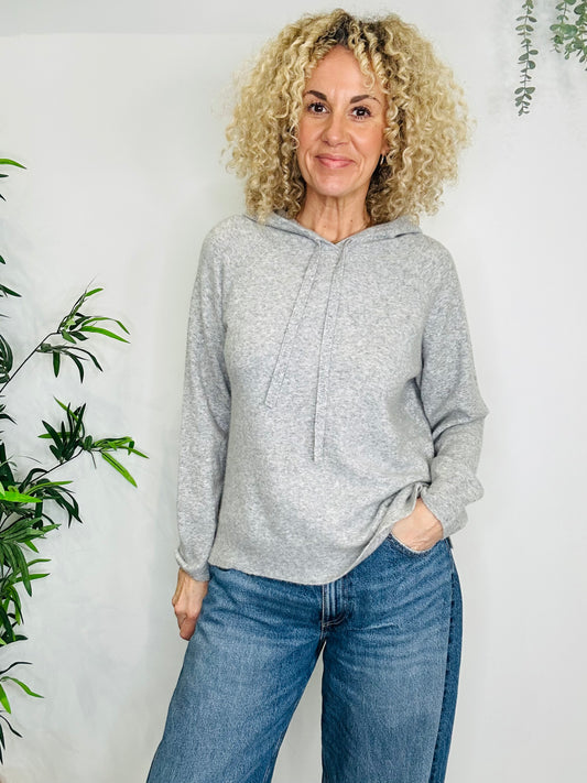 Cashmere Blend Hoodie - Size M