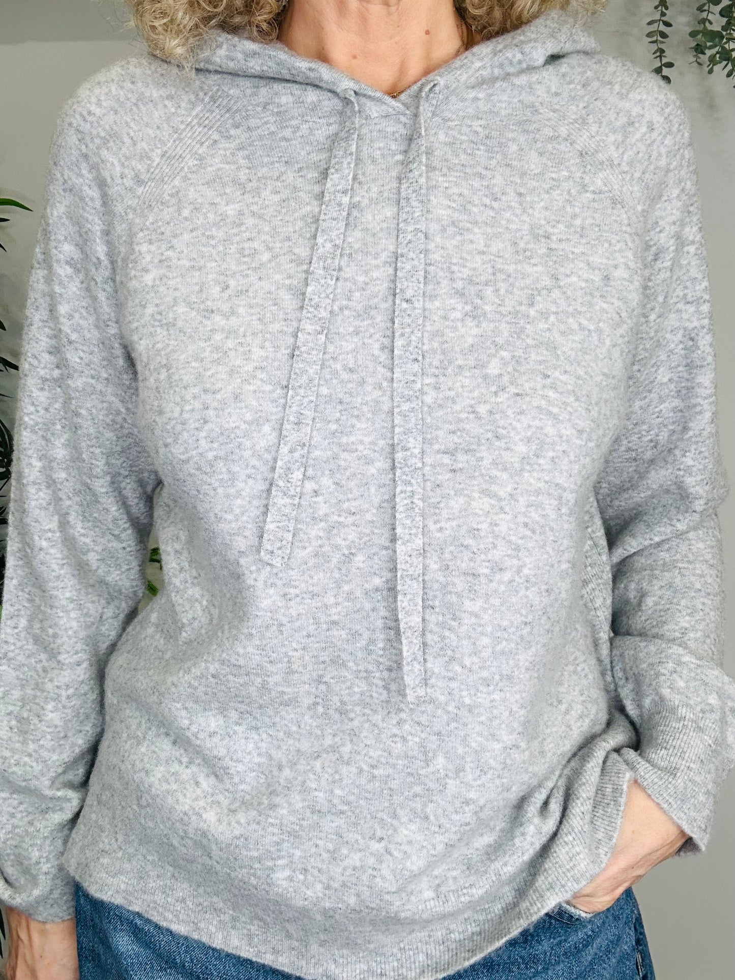 Cashmere Blend Hoodie - Size M