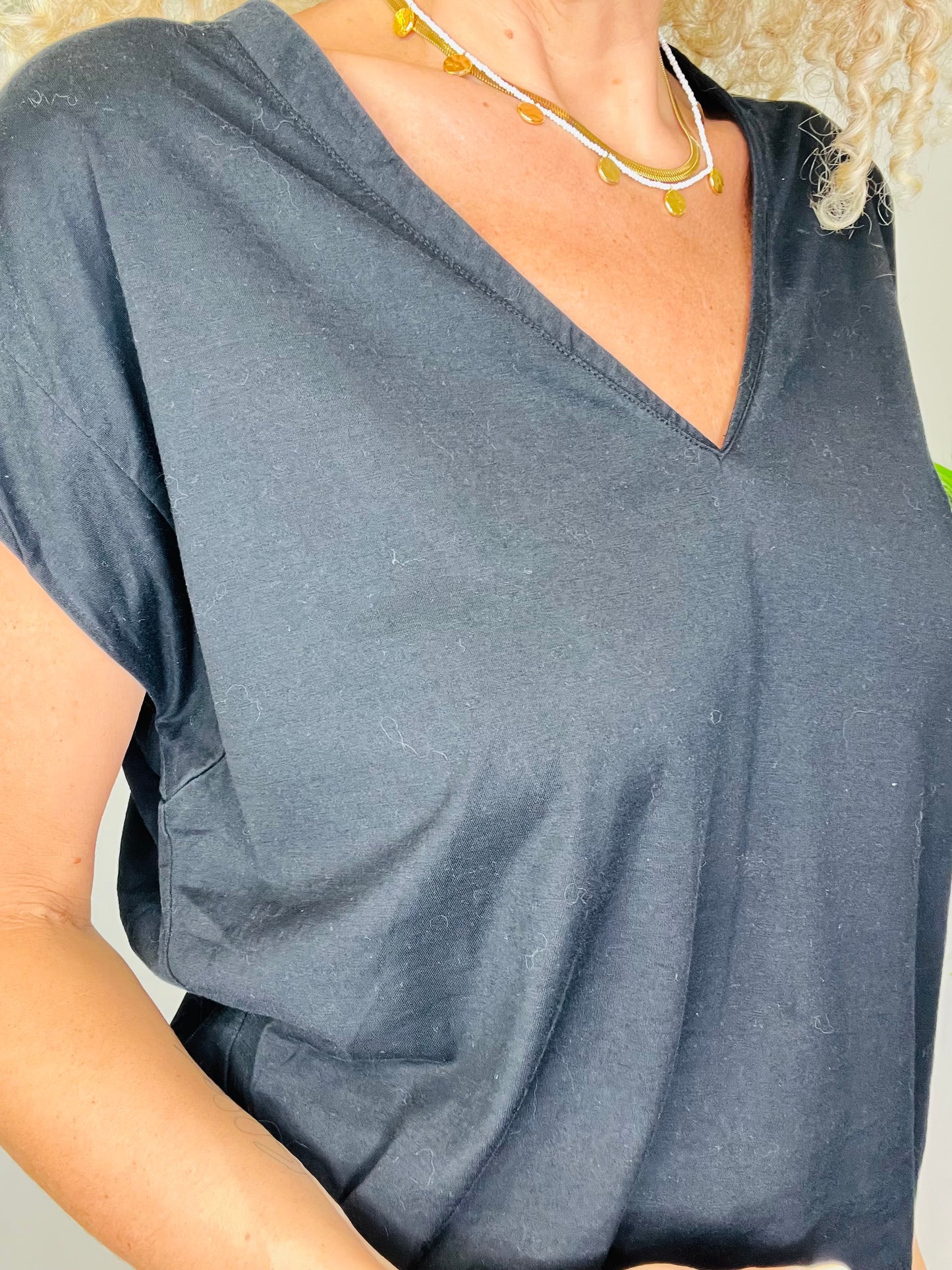 V-Neck Tee - Size L