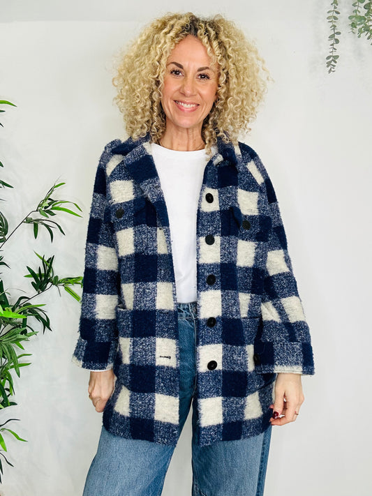 Check Shacket - Size 36