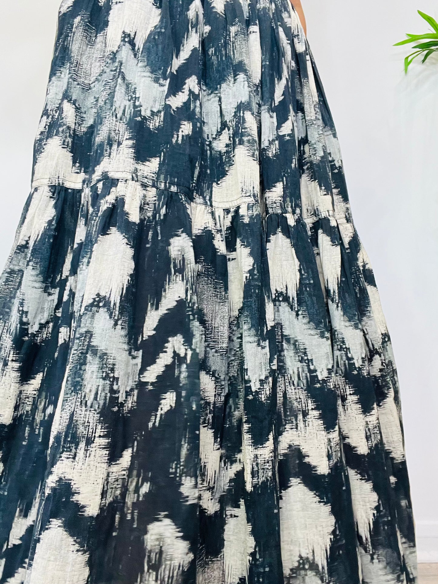 Patterned Cotton Skirt - Size 44