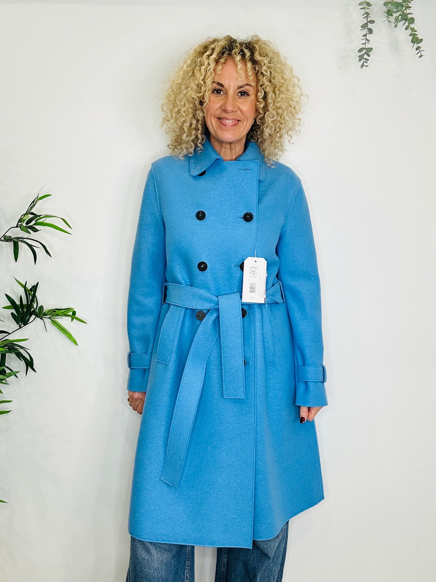 Wool Trench Coat - Size 44IT