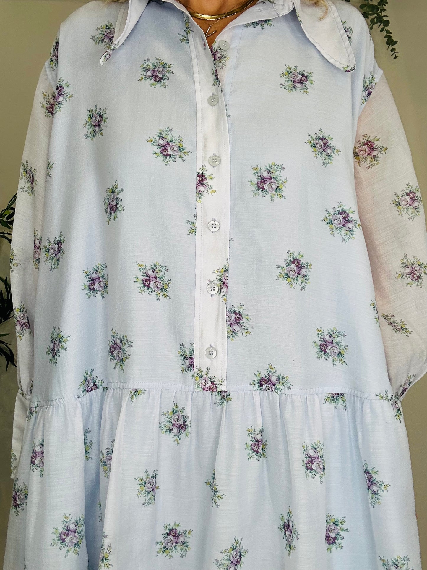 Short Floral Dress - Size S/M