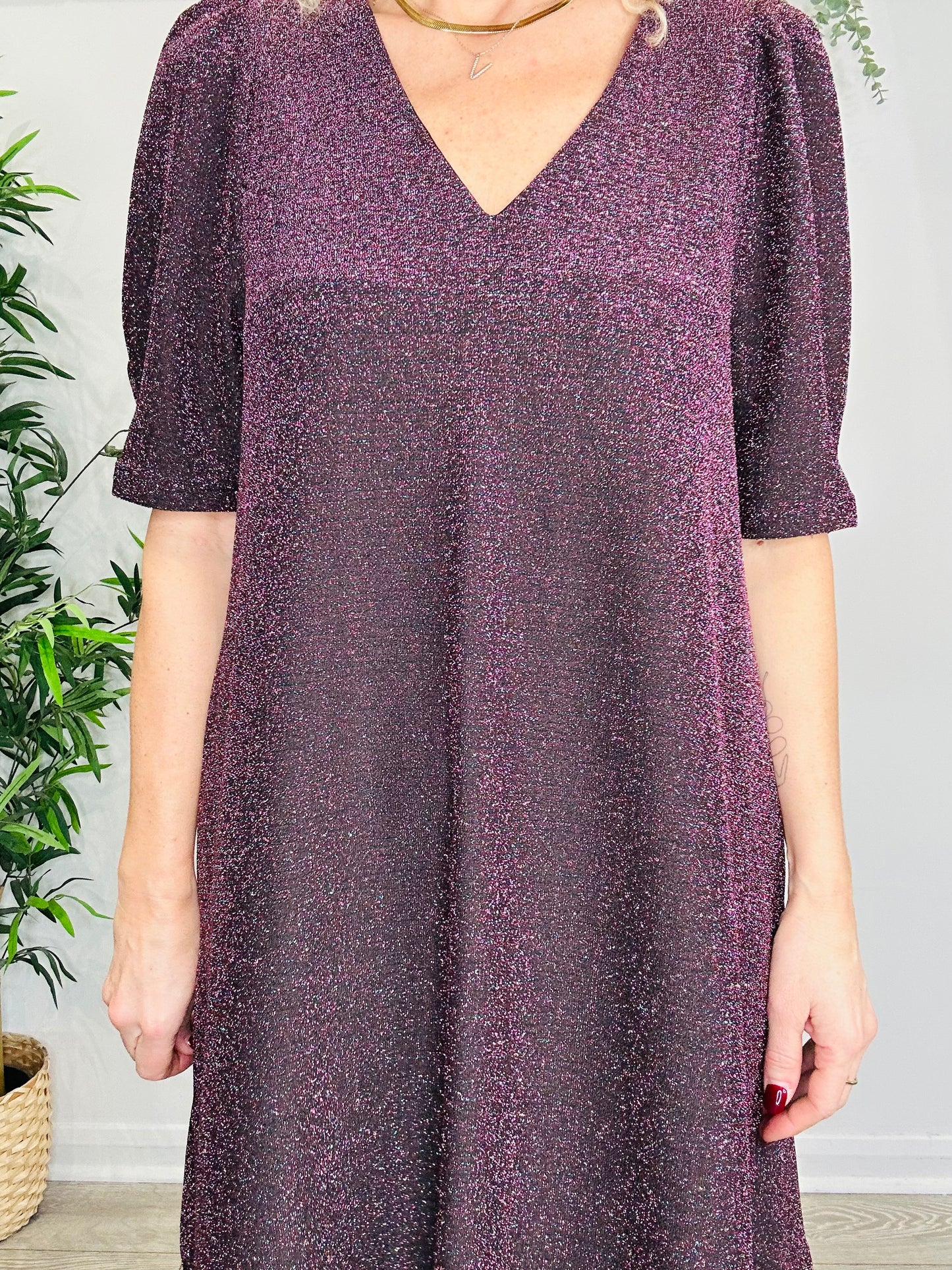 Sparkly Short Dress - Size L