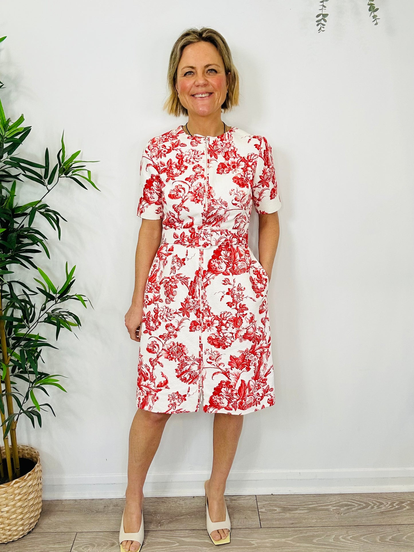 Floral Shift Dress - Size 10