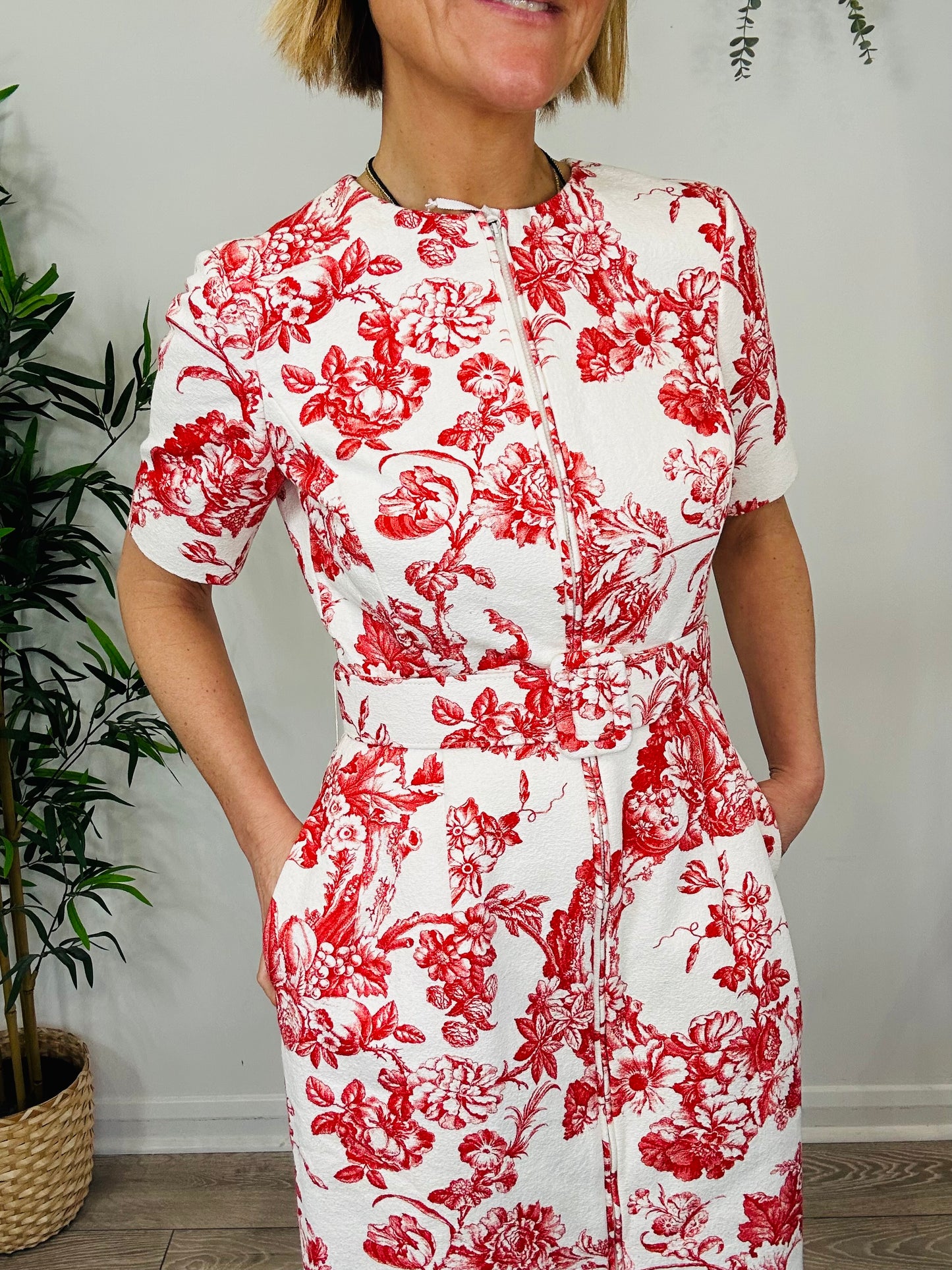 Floral Shift Dress - Size 10