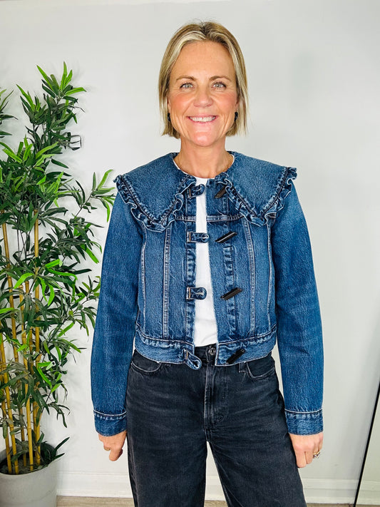 Cropped Denim Jacket - Size 36