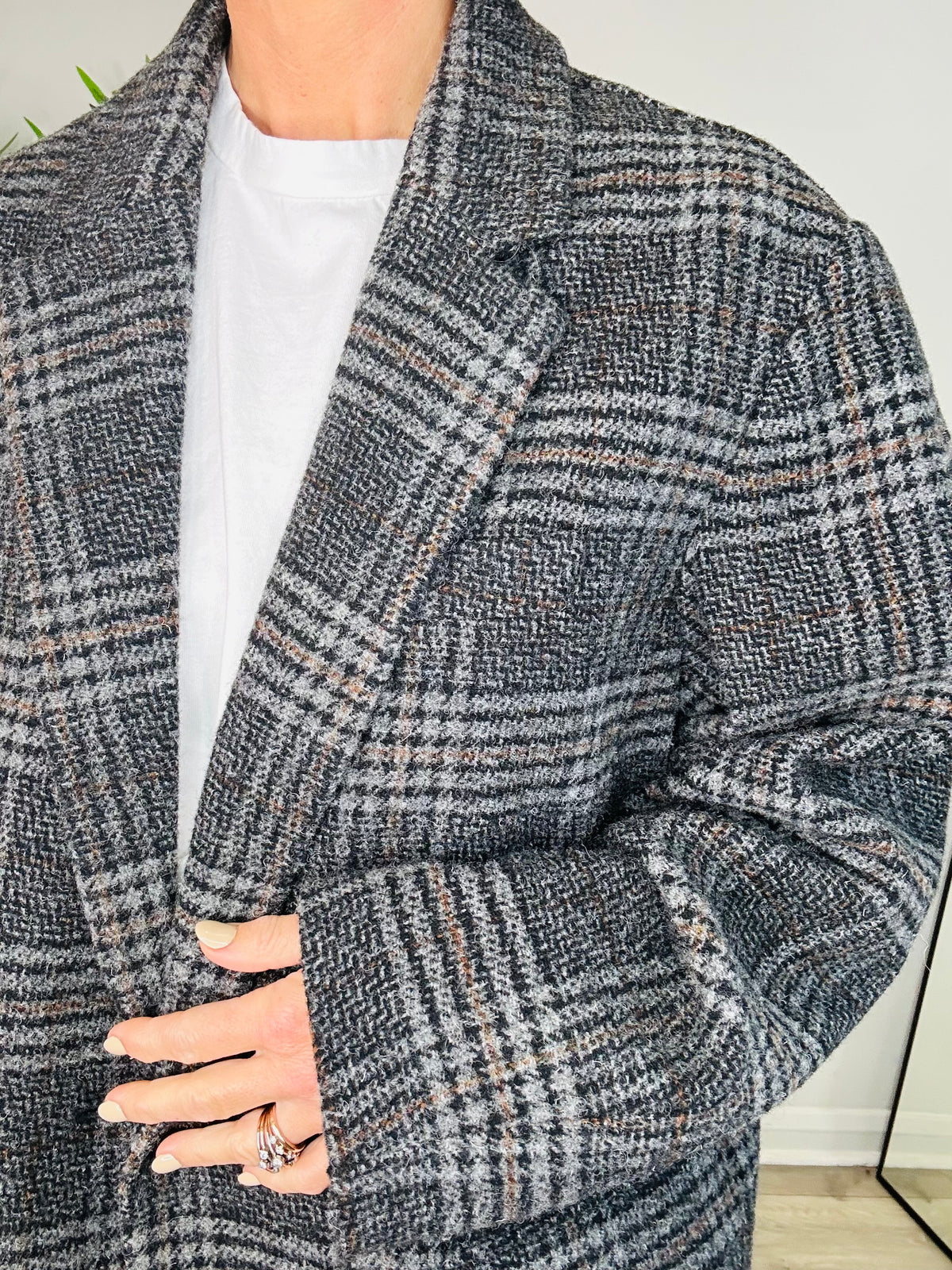 Gesina Check Jacket - Size 42