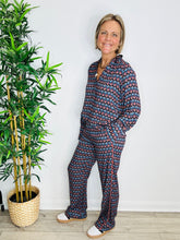 Load image into Gallery viewer, Patterned Top &amp; Trouser Set - Size S
