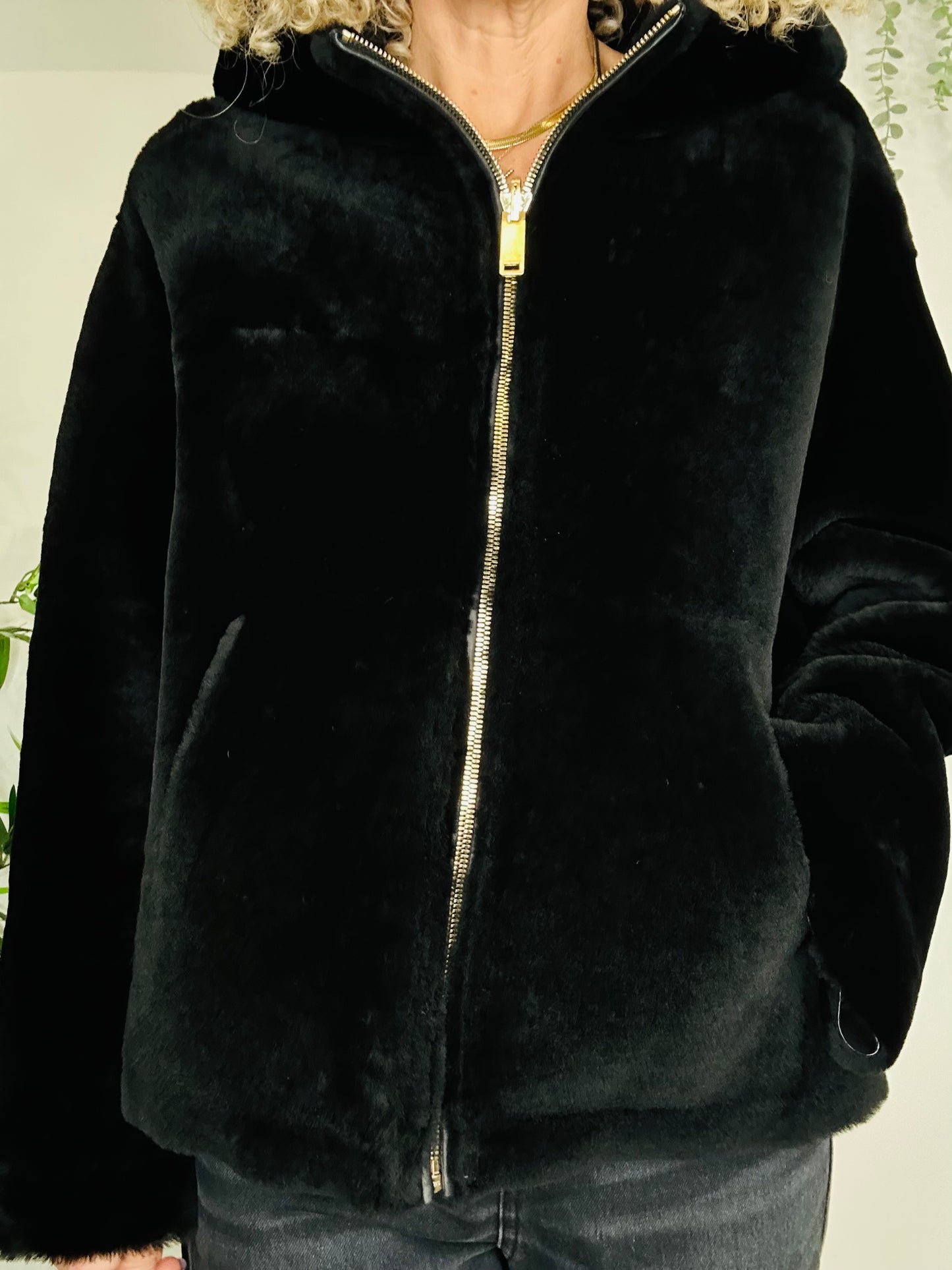 Reversible Sheepskin Jacket - Size M