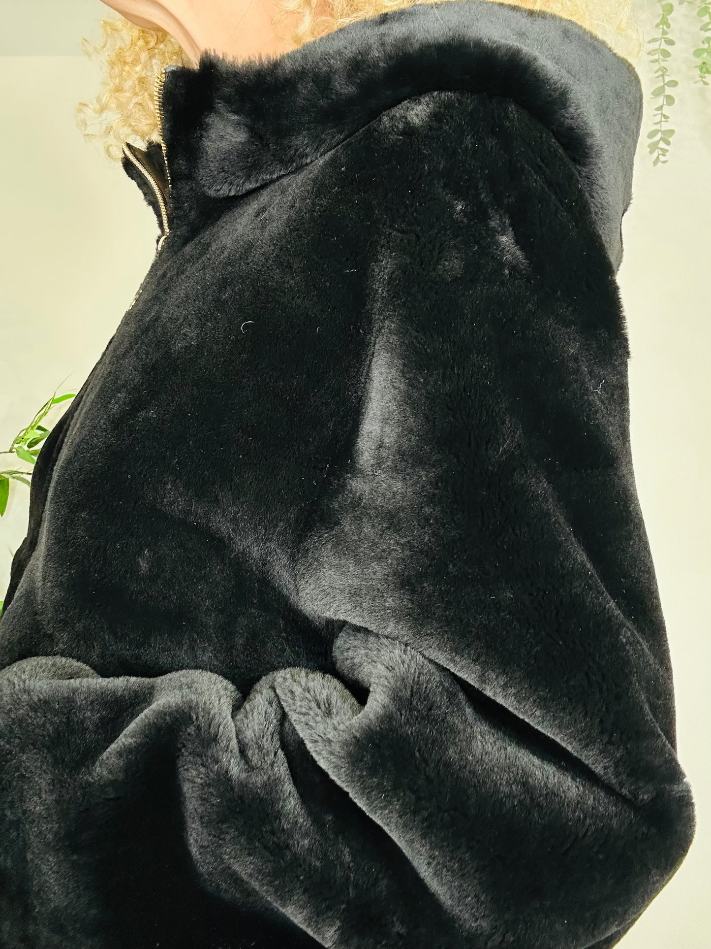 Reversible Sheepskin Jacket - Size M