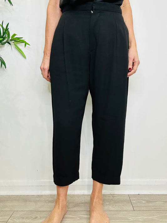 Cropped Trousers - Size 40