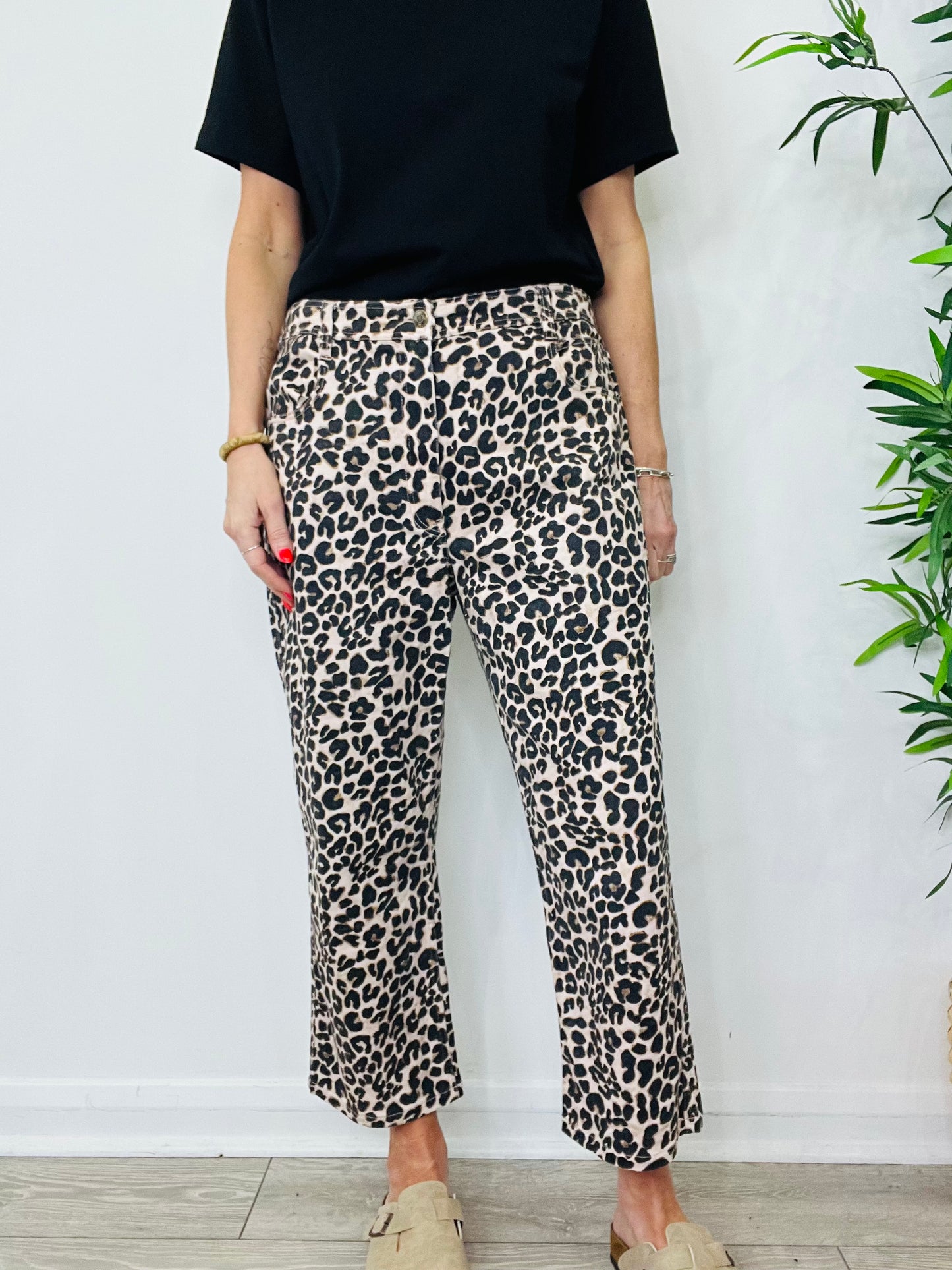 Leopard Jeans - Size 5