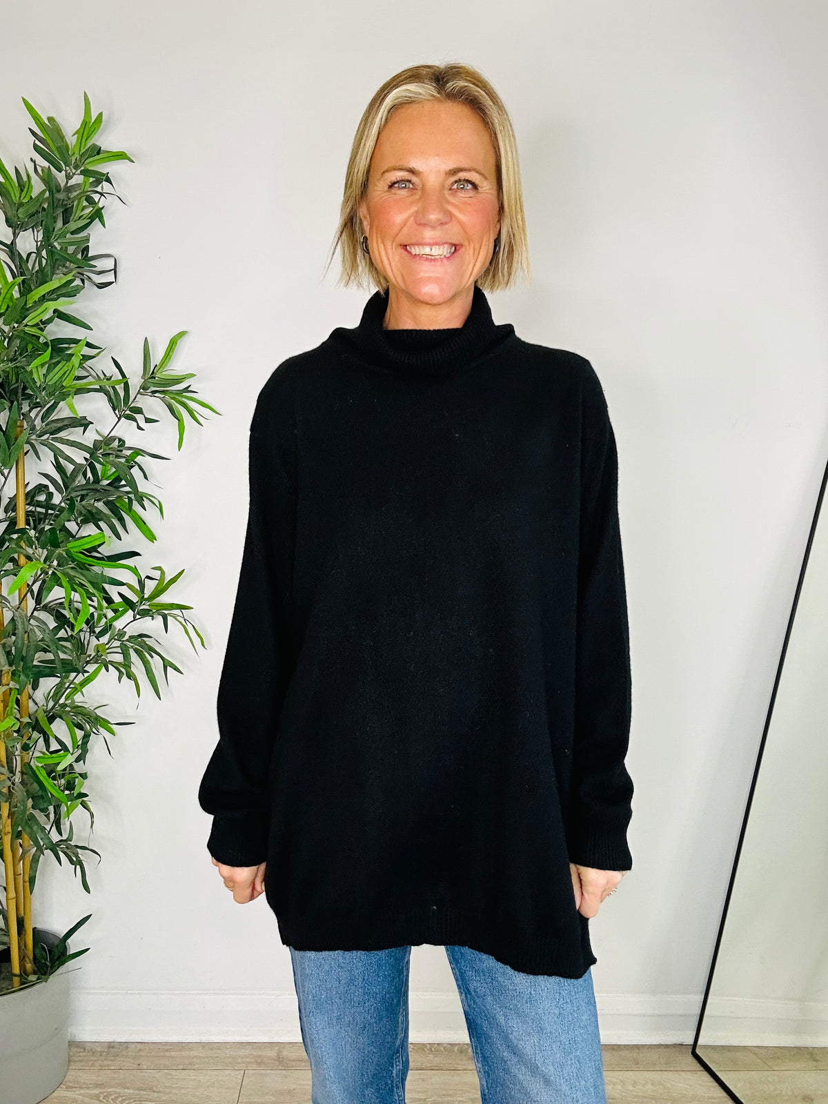 Cashmere Roll-Neck Jumper - Size 3