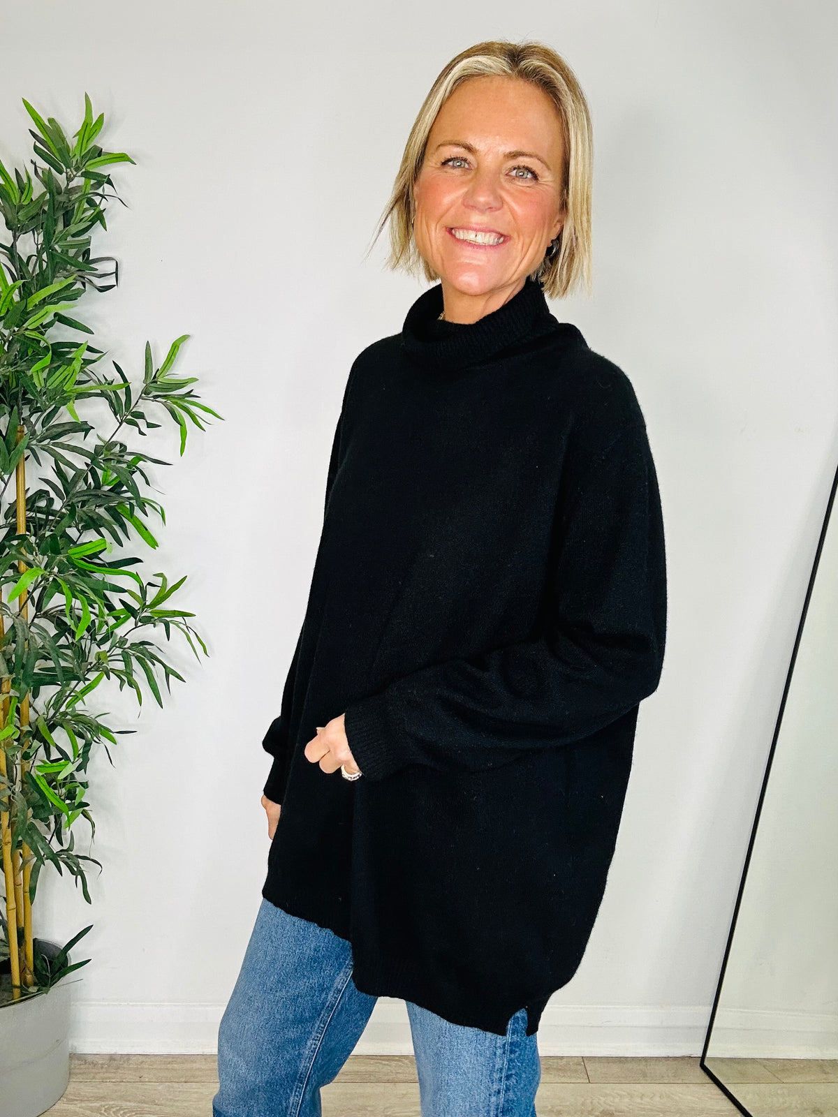 Cashmere Roll-Neck Jumper - Size 3