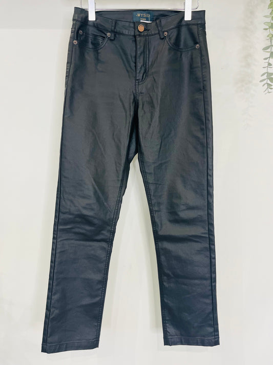 Coated Slim Jeans - Size 0