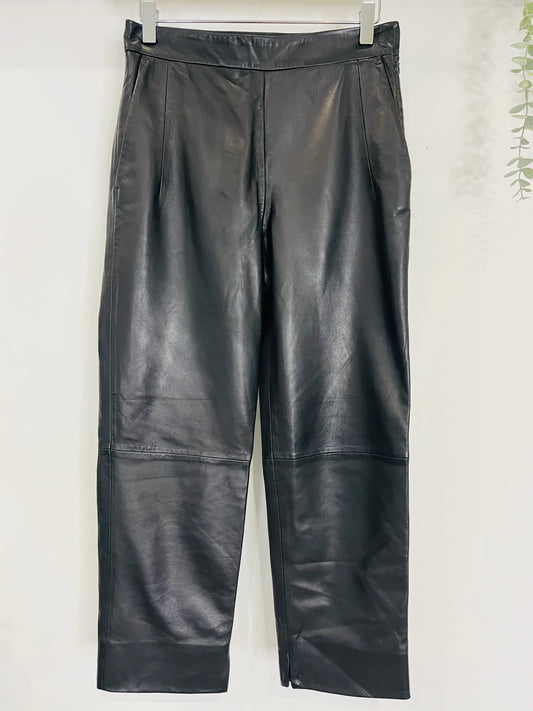 Leather Trousers - Size 6