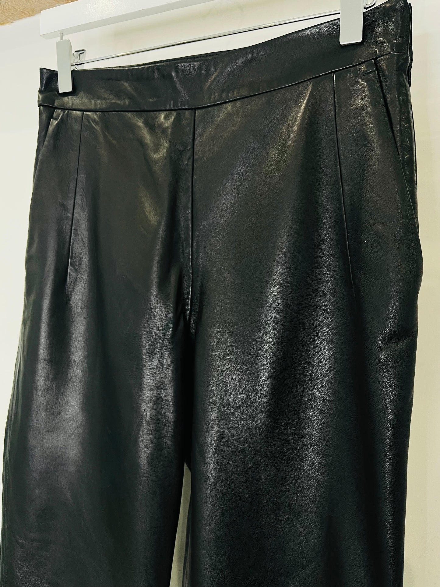 Leather Trousers - Size 6