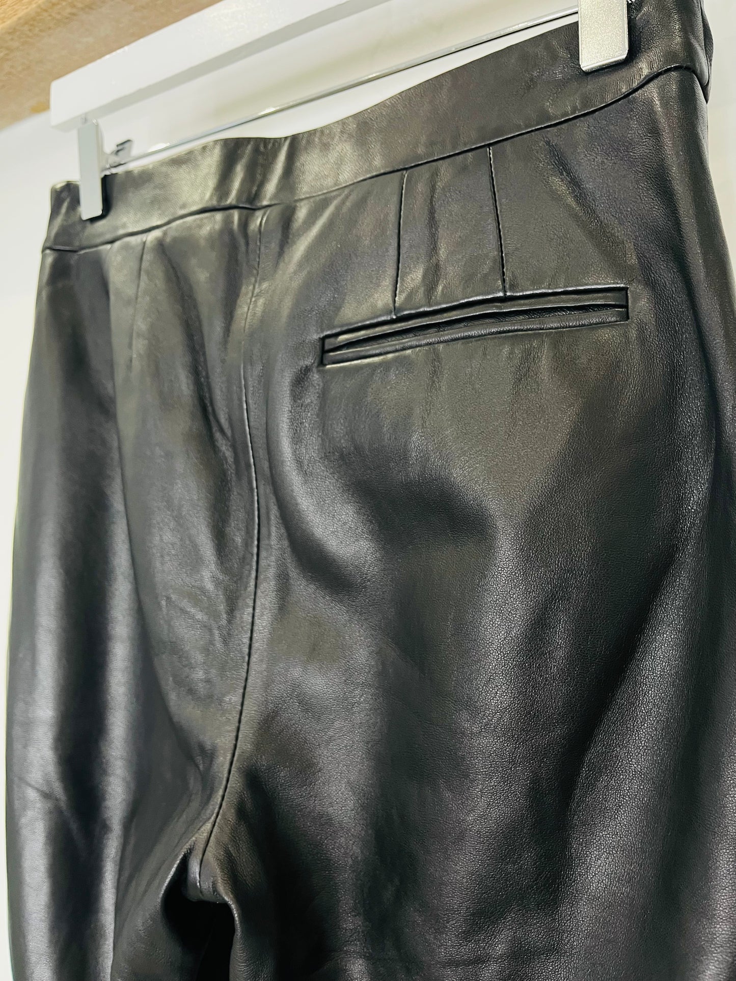 Leather Trousers - Size 6