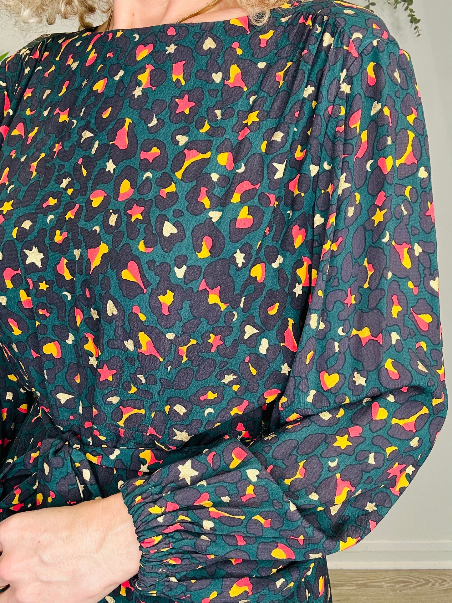 Leopard Print Dress - Size 4