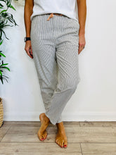 Load image into Gallery viewer, Striped Cotton Trousers - Size 0
