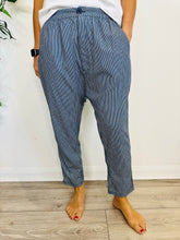 Load image into Gallery viewer, Striped Cotton Trousers - Size S
