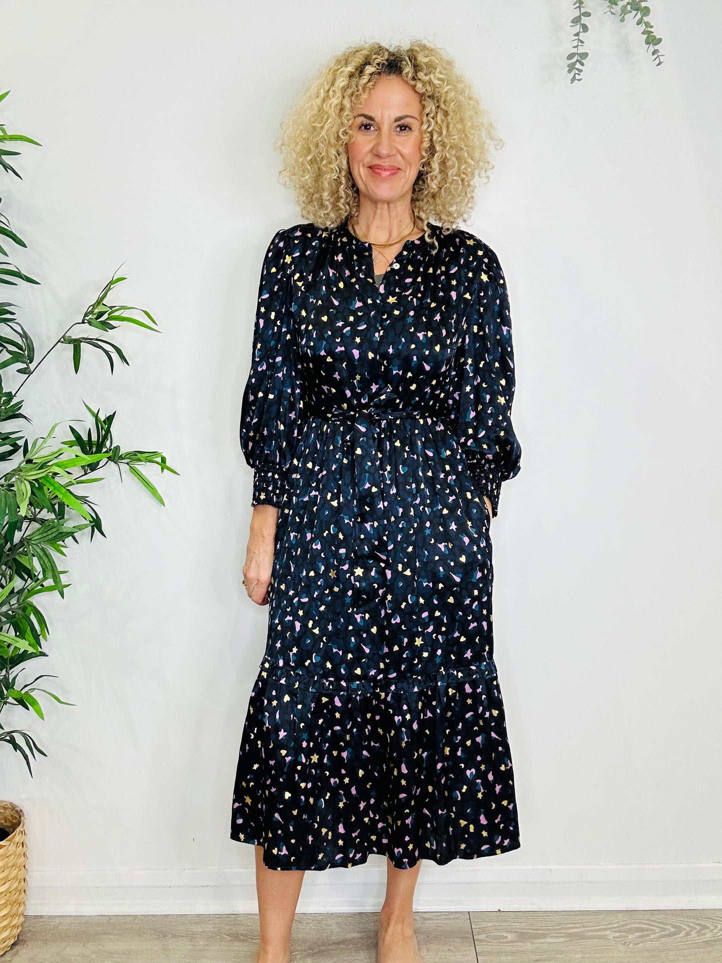 Silk Leopard Print Dress - Size 3