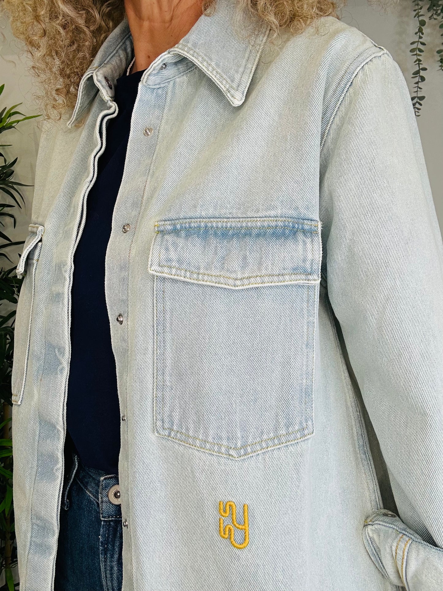 Denim Shacket - Size L