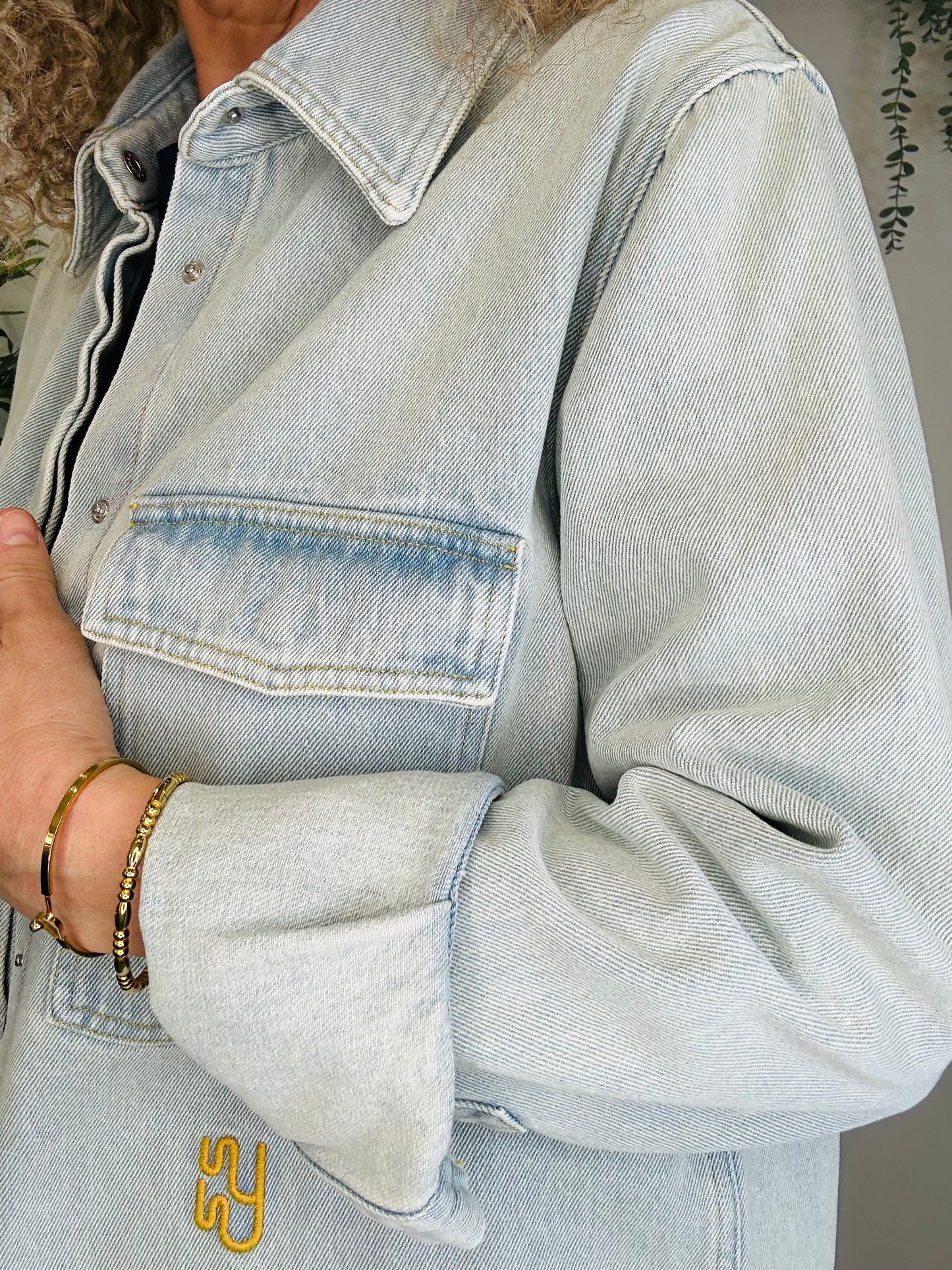 Denim Shacket - Size L