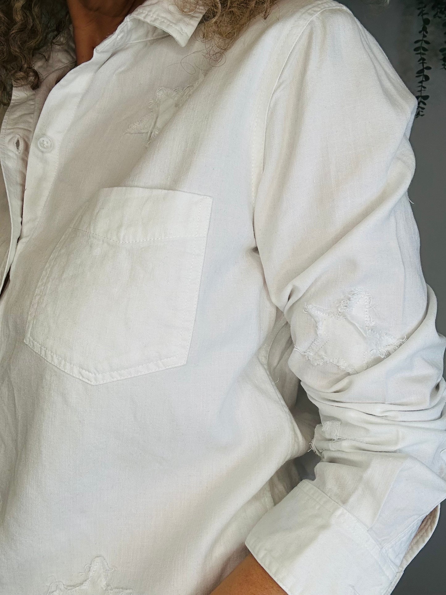 Linen Star Shirt - Size S