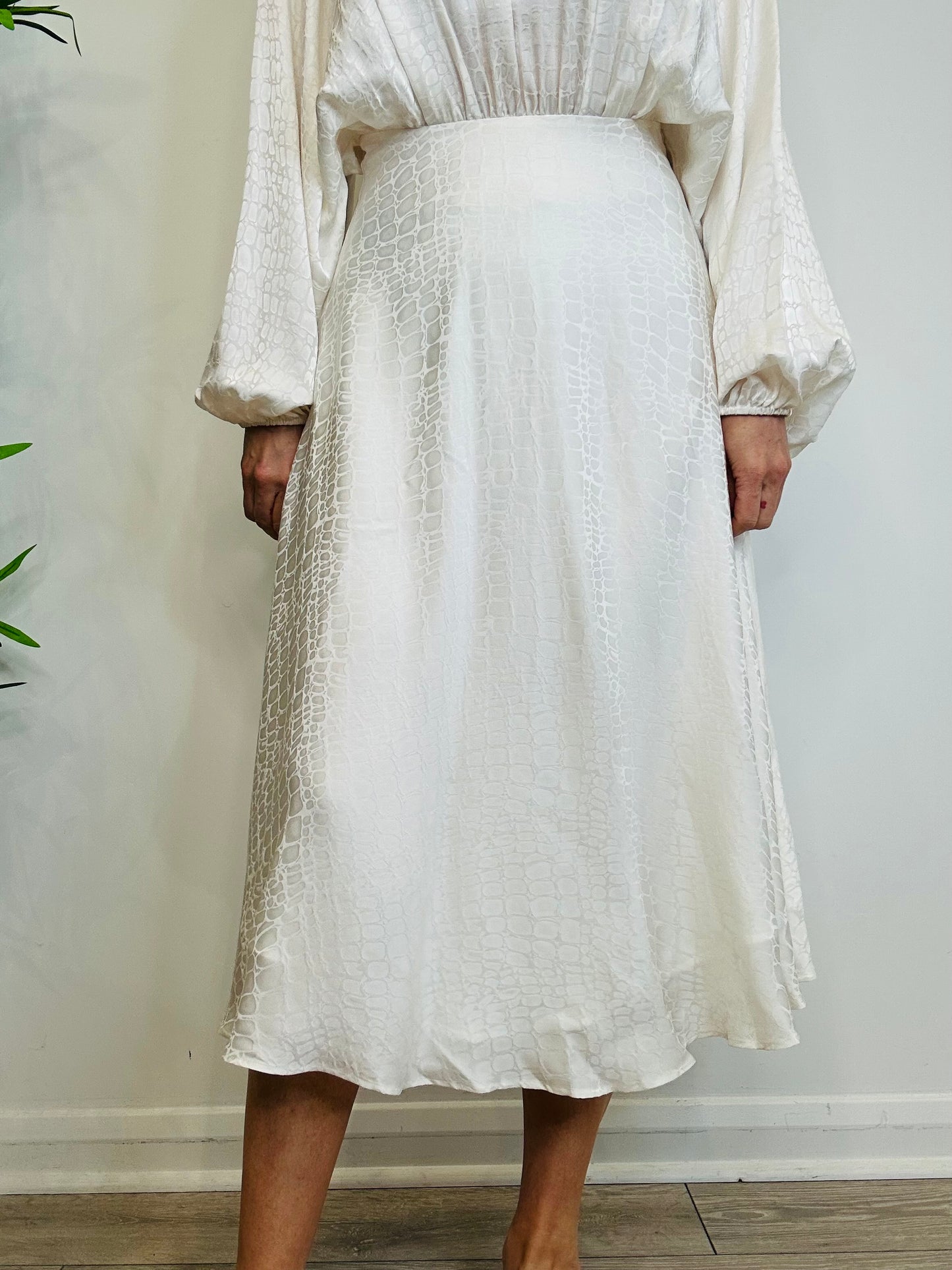 Silk Maxi Dress - Size S