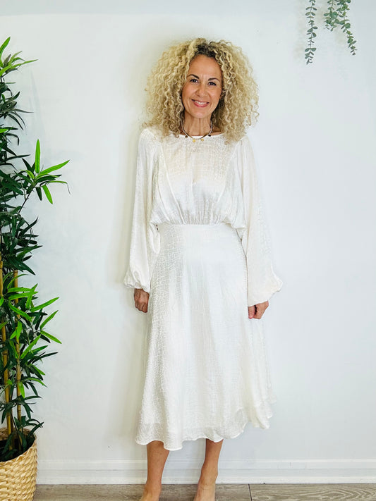 Silk Maxi Dress - Size S
