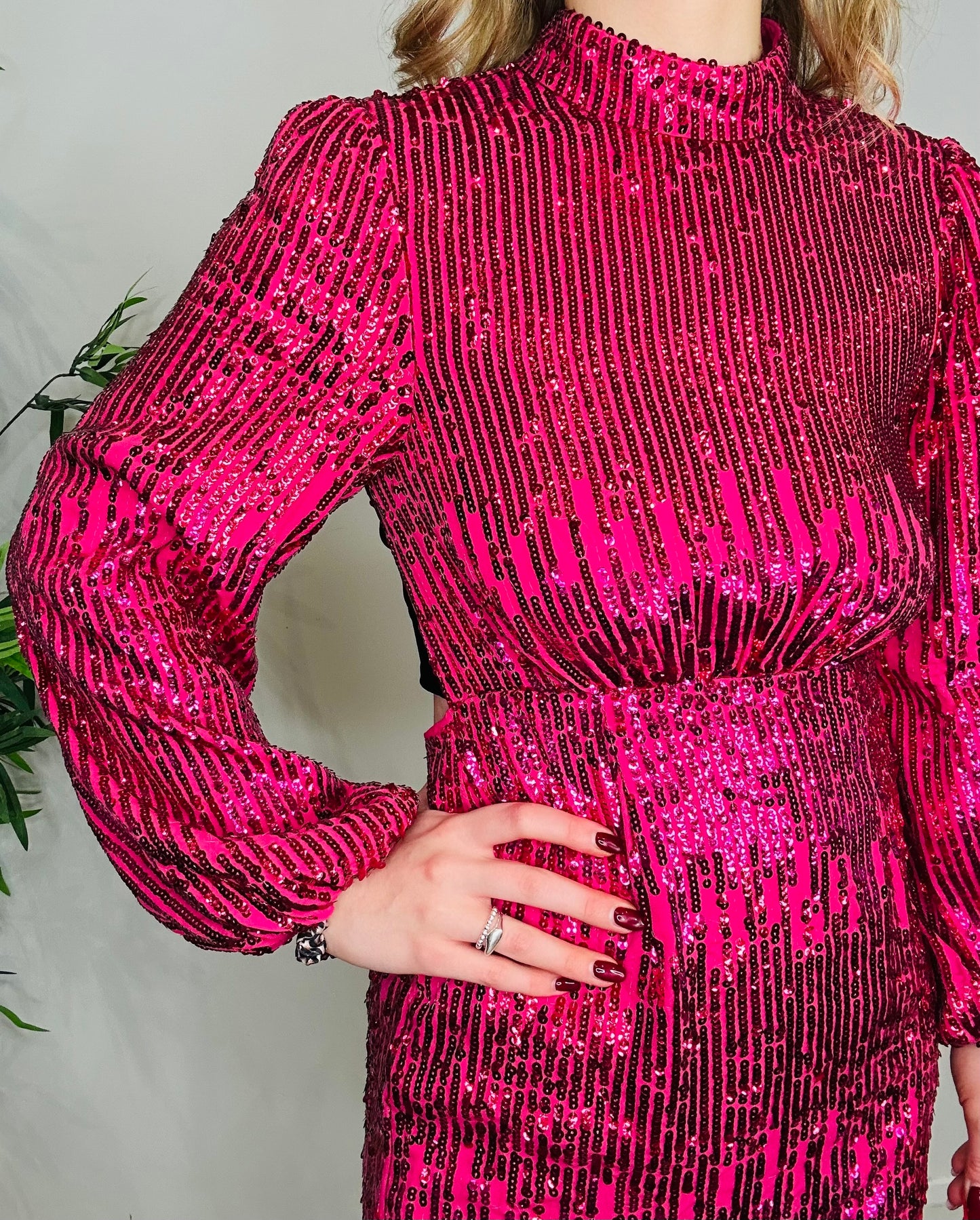 Sequin Lara Dress - Size XXS