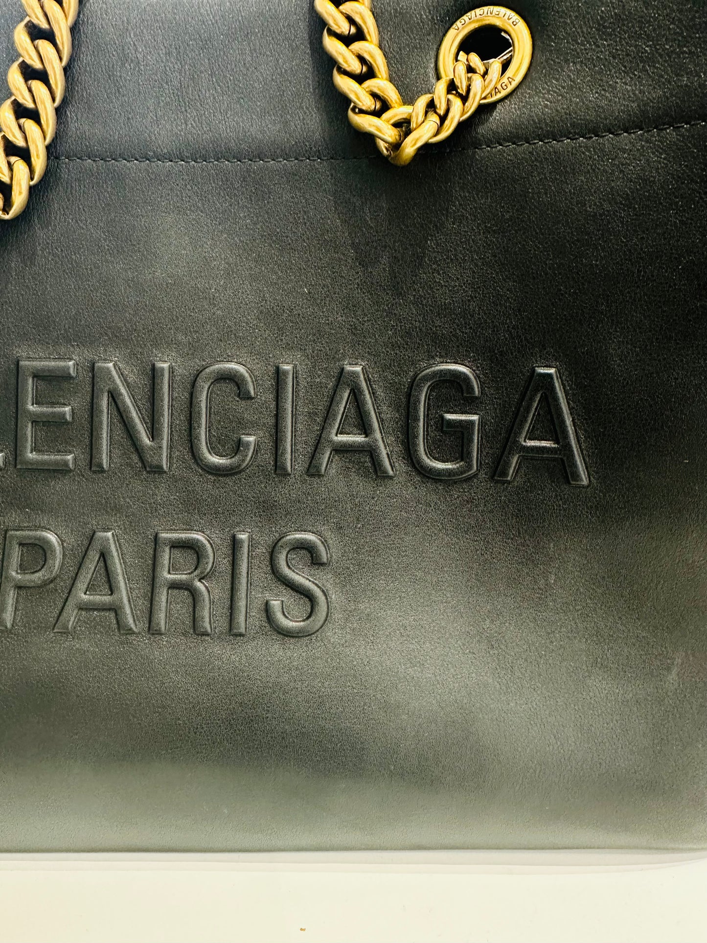 Duty Free Leather Tote