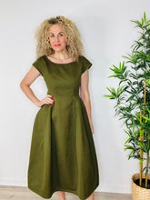 Load image into Gallery viewer, Cotton Midi Dress - Size 40
