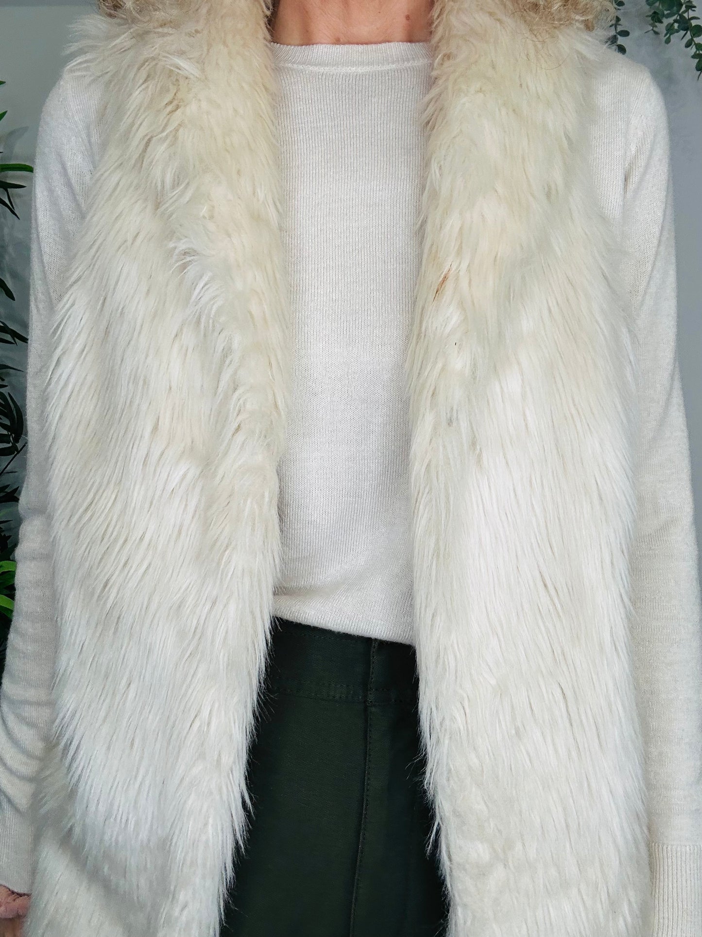 Faux Fur Gilet - Size 38