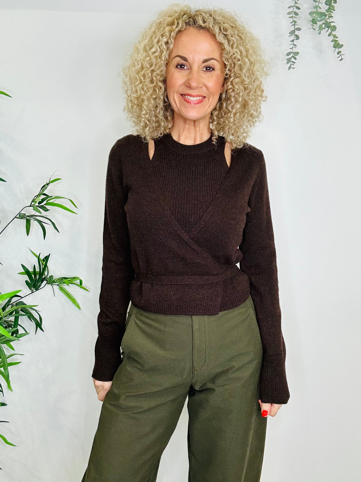 Cashmere Wrap Cardigan - Size S