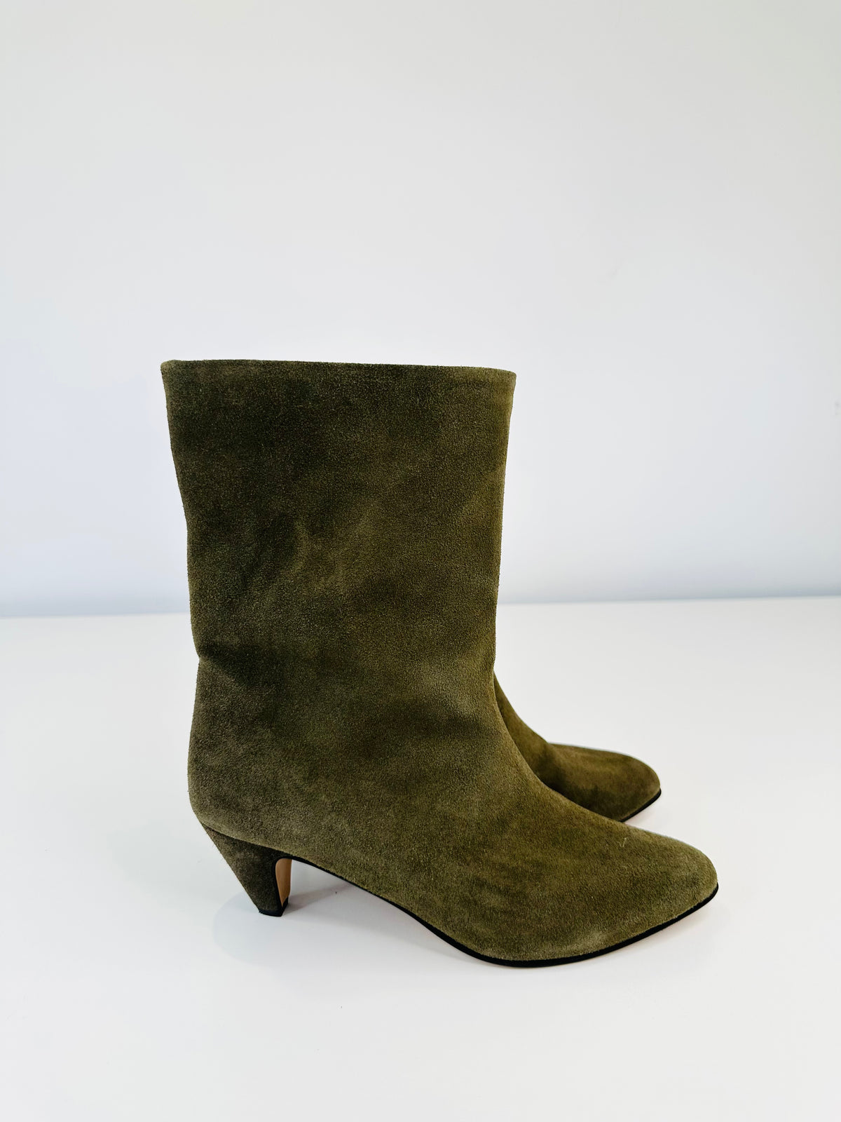 Vully Suede Ankle Boots - Size 38