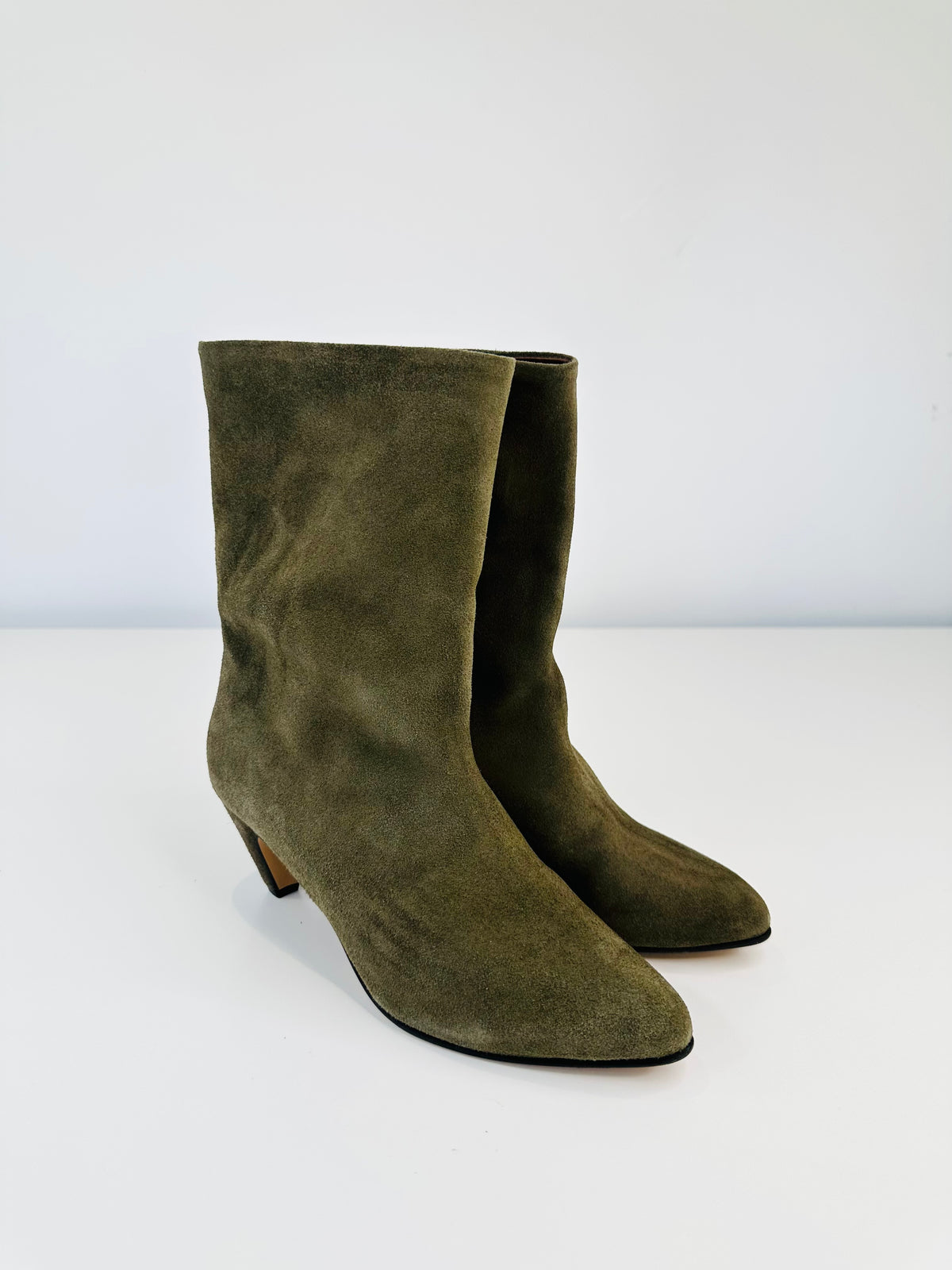 Vully Suede Ankle Boots - Size 38