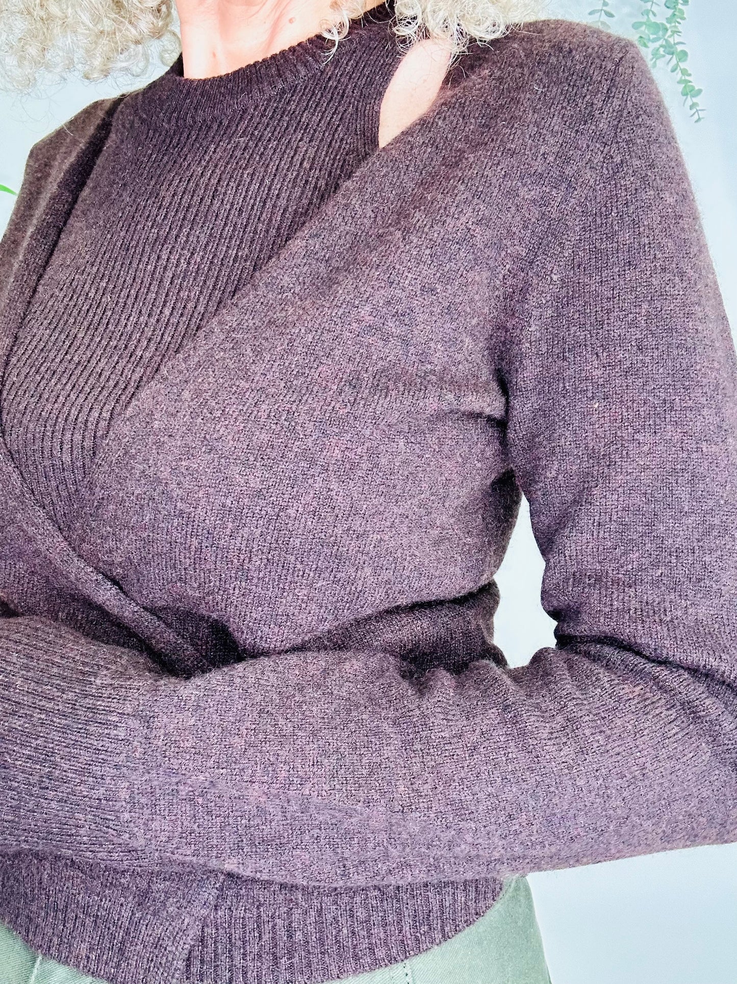 Cashmere Wrap Cardigan - Size S