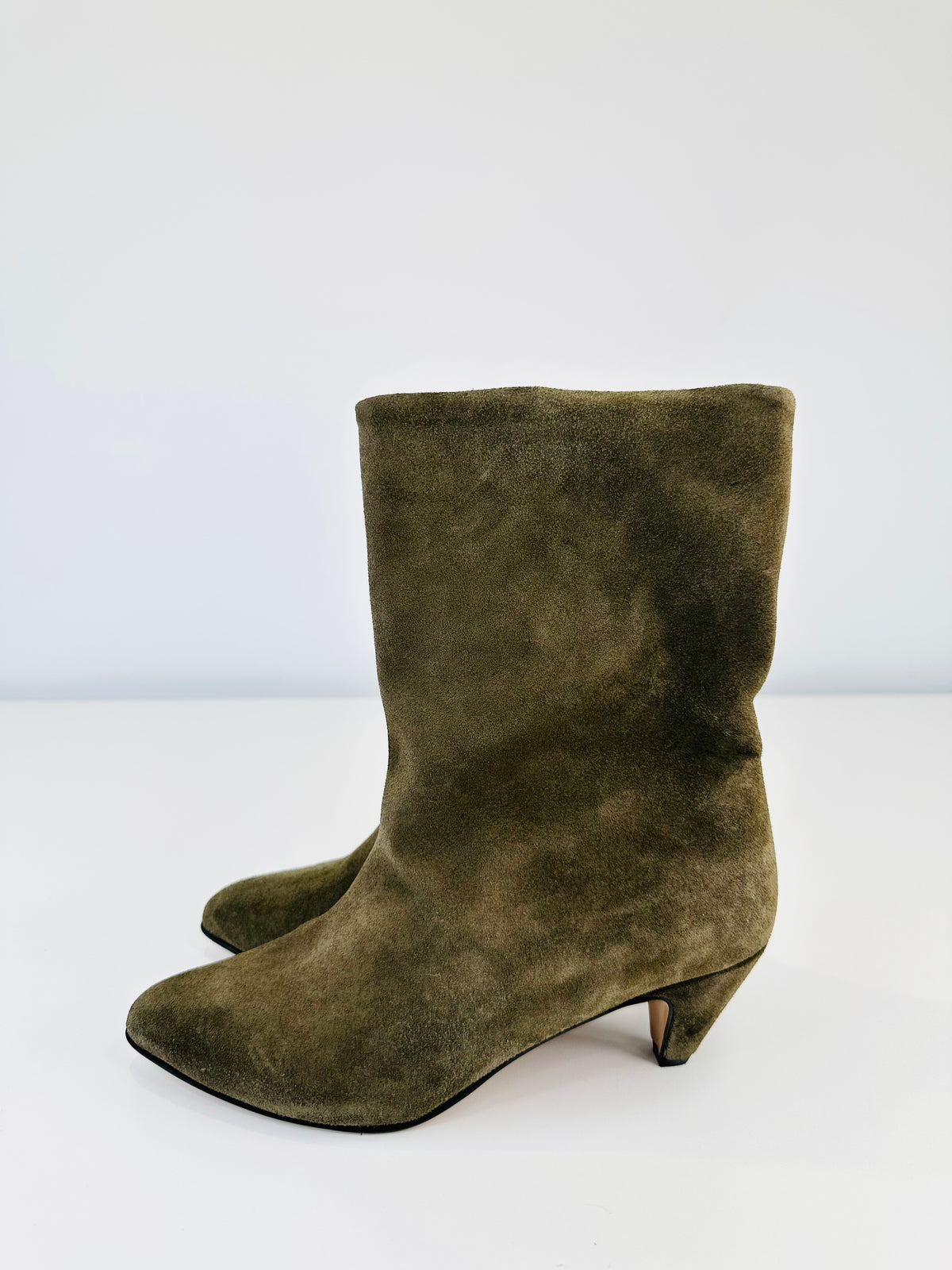 Vully Suede Ankle Boots - Size 38