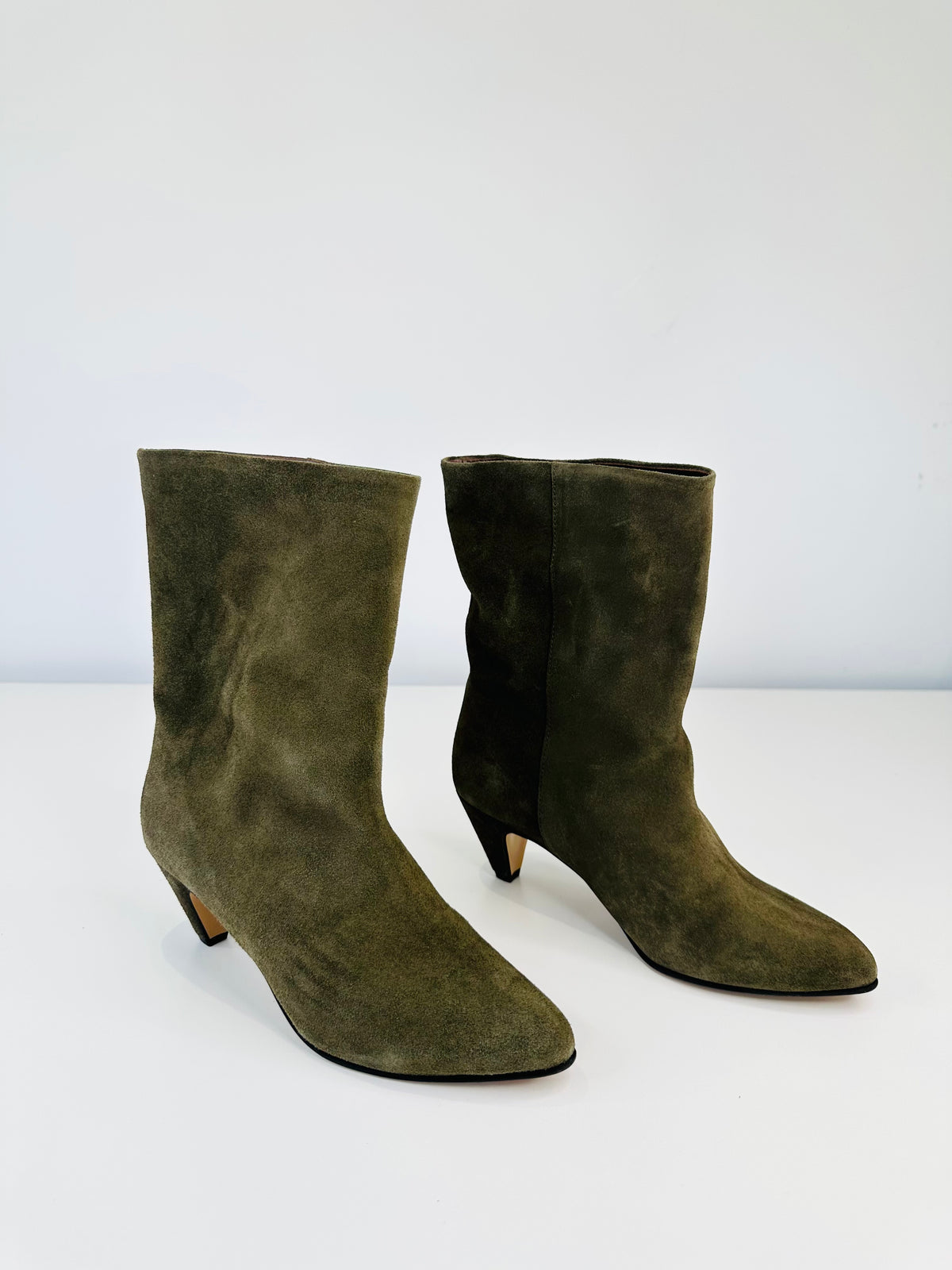 Vully Suede Ankle Boots - Size 38