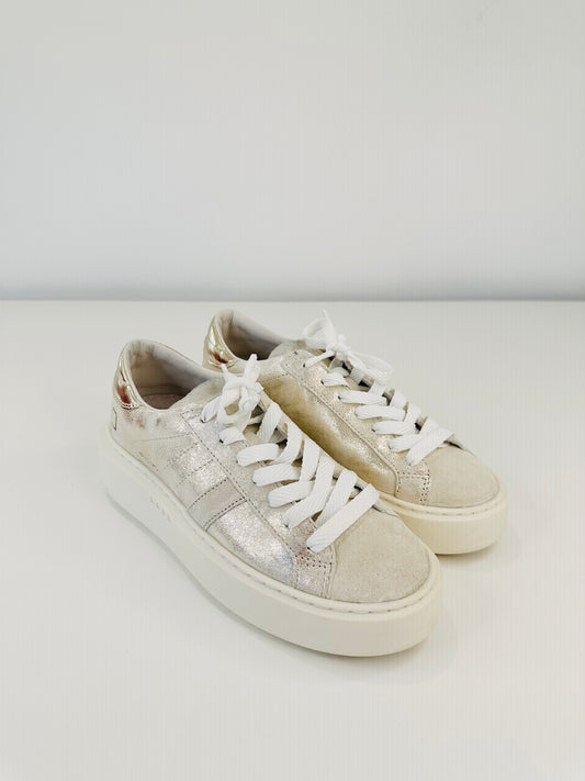 Metallic Platform Trainers - Size 38