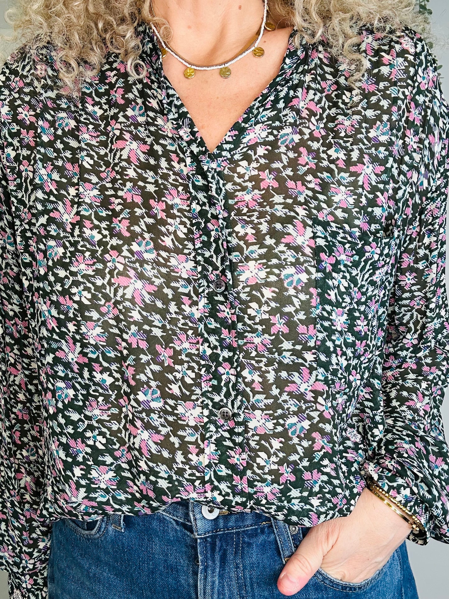 Patterned Shirt - Size 40