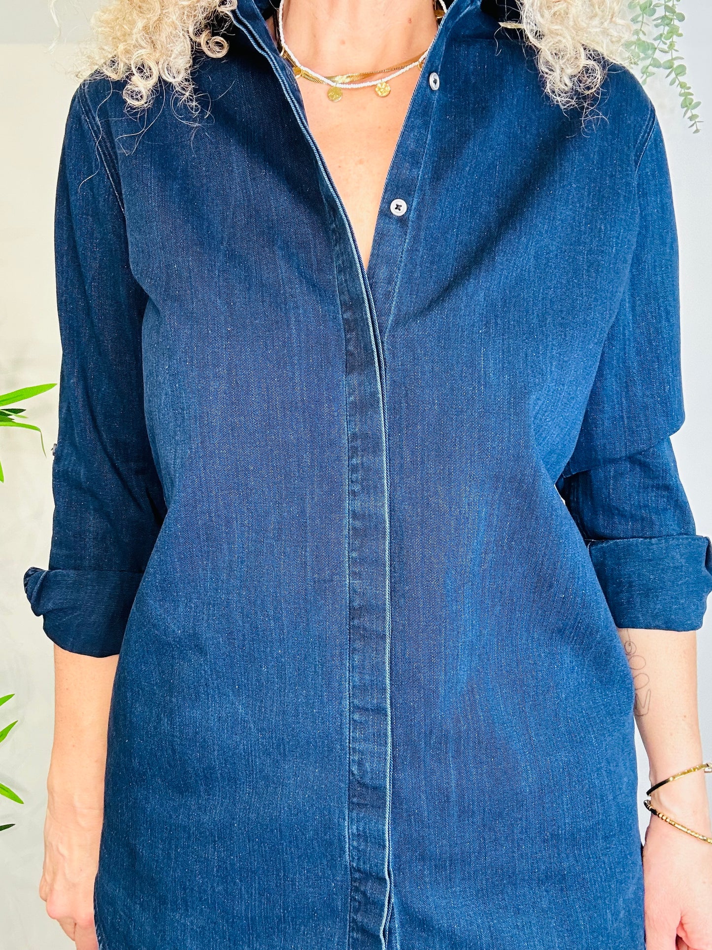 Denim Shirt - Size S