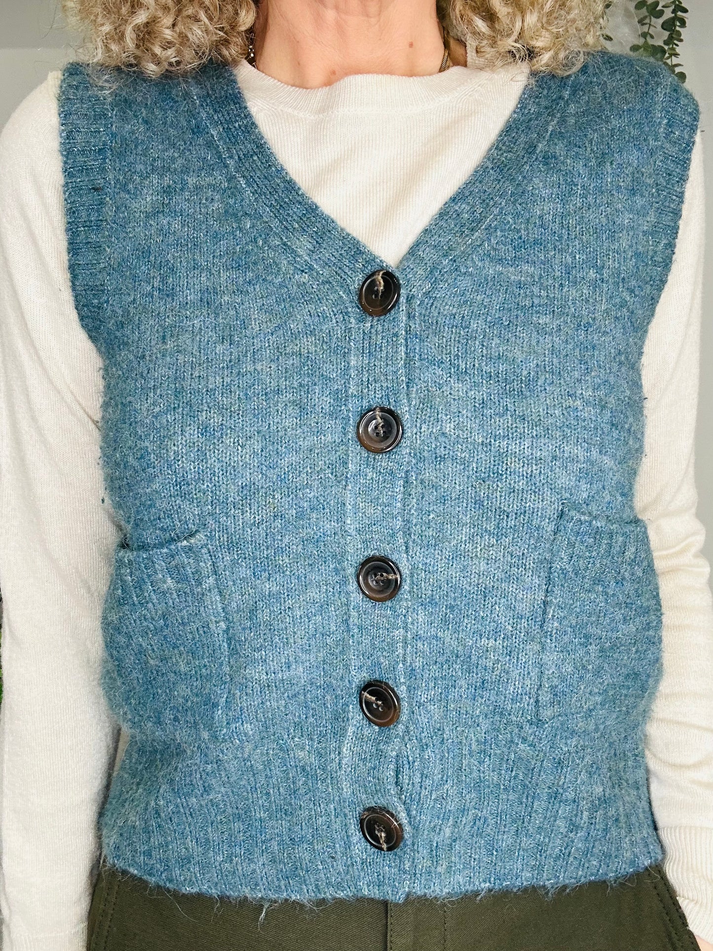 Sleeveless Cardigan - Size 2