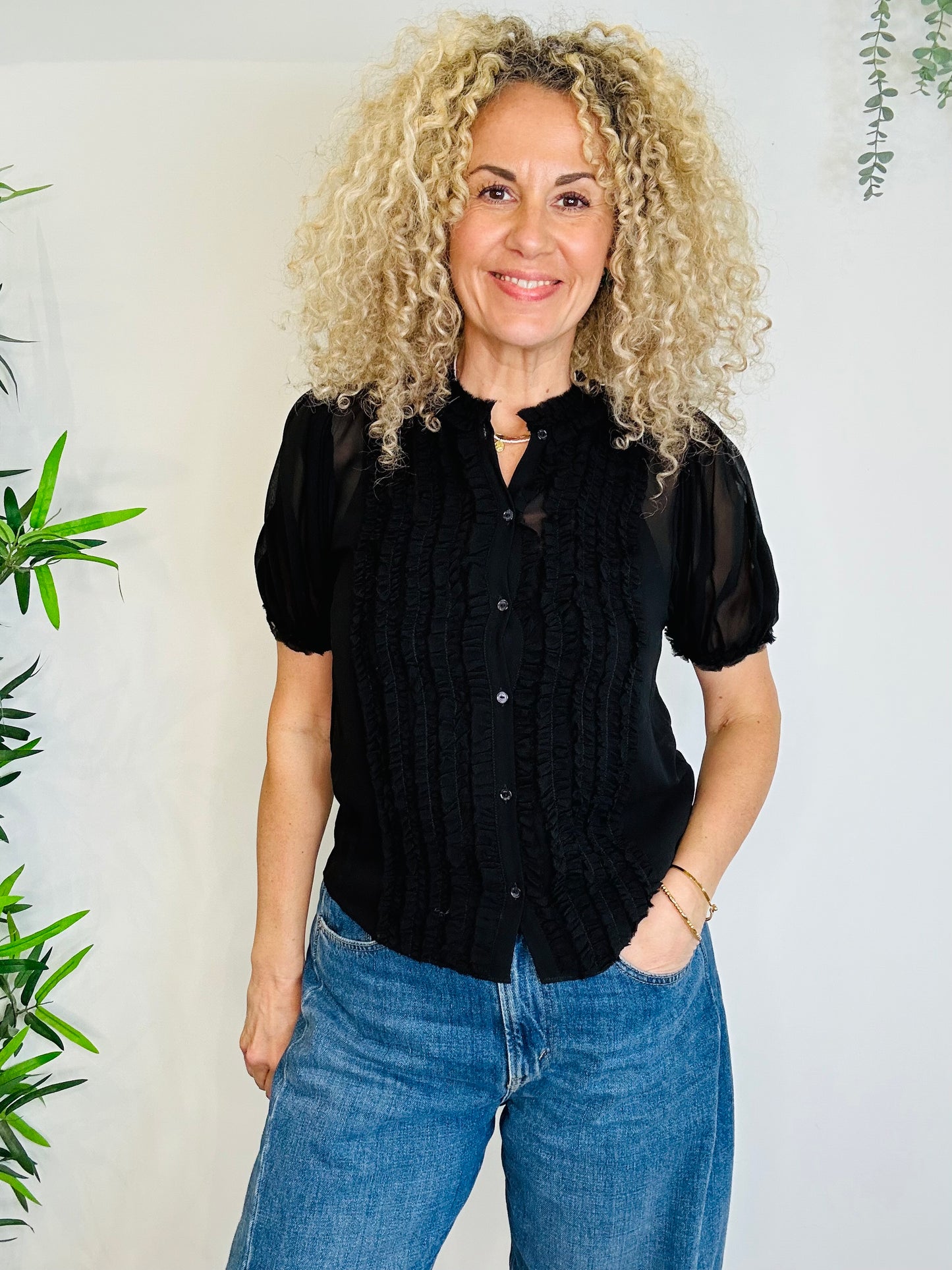 Silk Adira Blouse - Size 8
